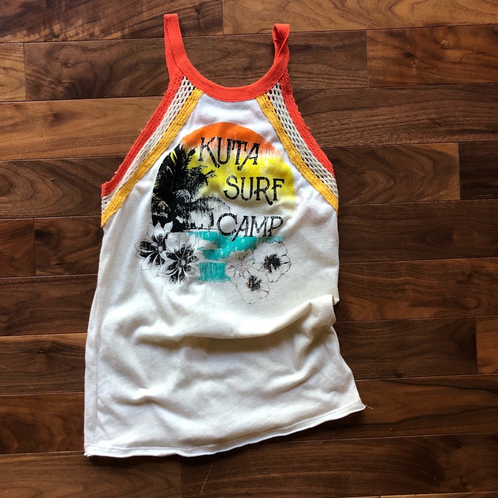 Vintage Free People Crochet Tank